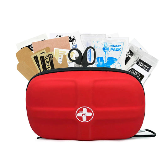 RHINO RESCUE Mini First Aid Kit: Small, Waterproof, Portable. Essential for Travel, Home, Car, Camping.