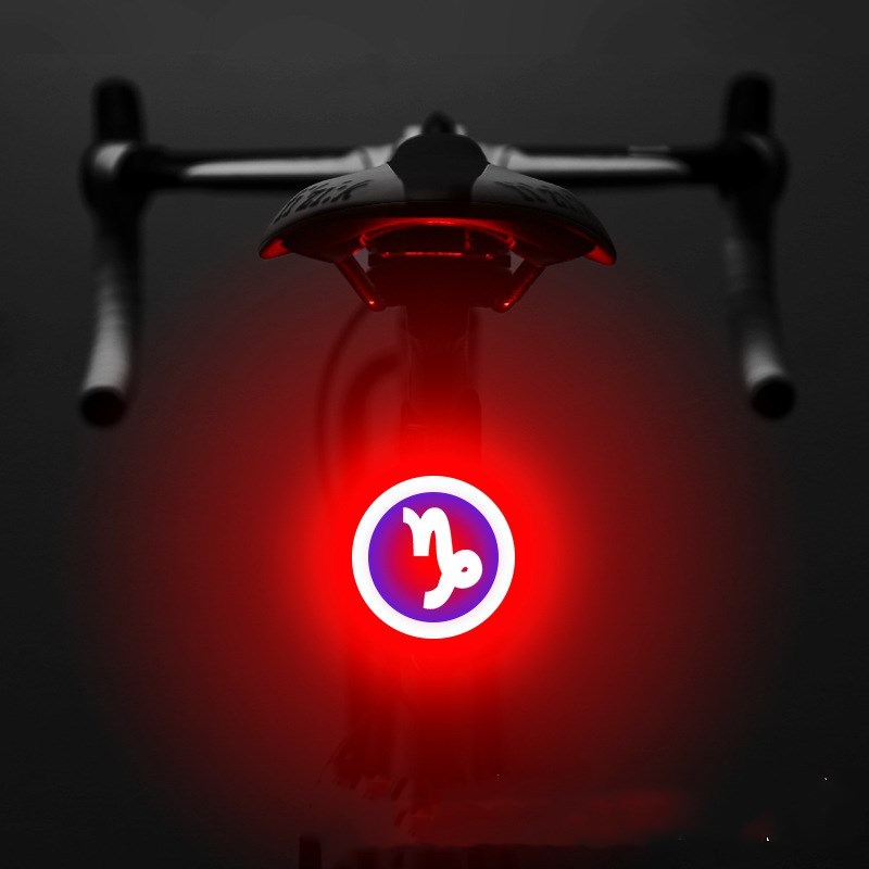 Astrological Sign Bicycle Tail Light