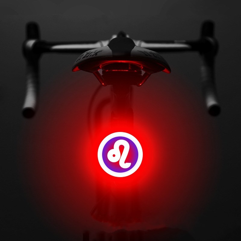 Astrological Sign Bicycle Tail Light