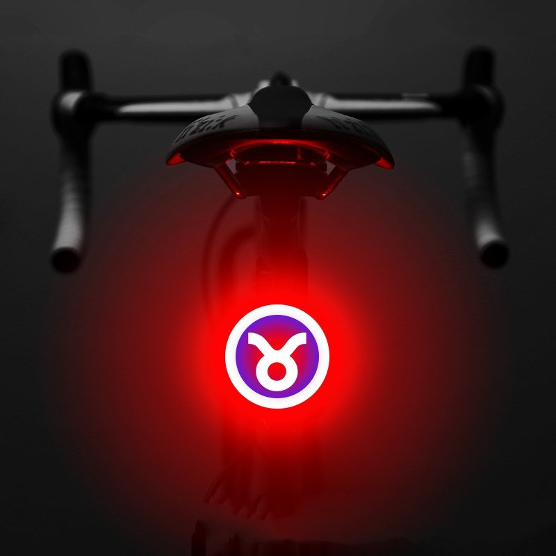 Astrological Sign Bicycle Tail Light