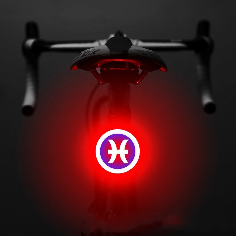 Astrological Sign Bicycle Tail Light