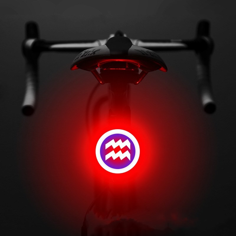 Astrological Sign Bicycle Tail Light