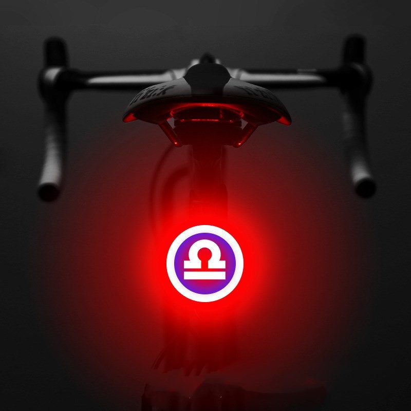 Astrological Sign Bicycle Tail Light