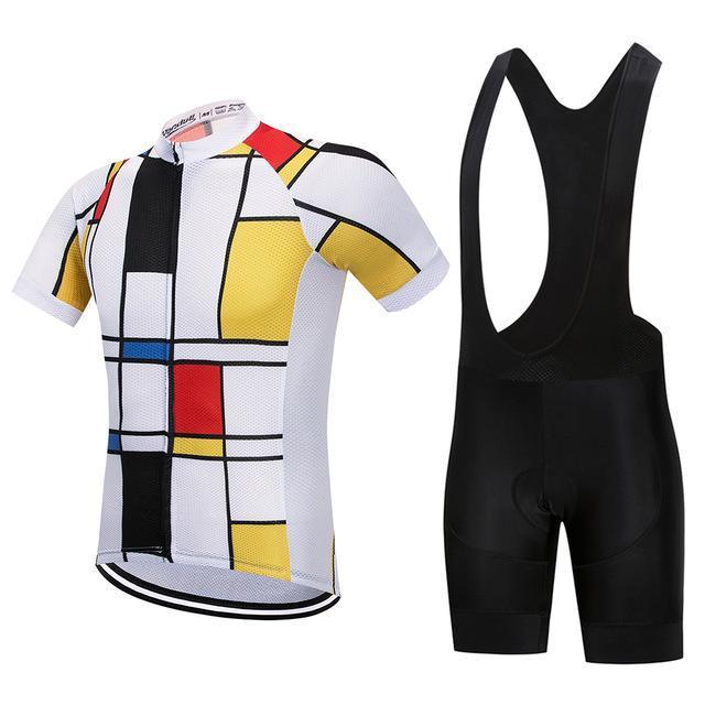 Piet Mondrian Cycling Jersey and Shorts