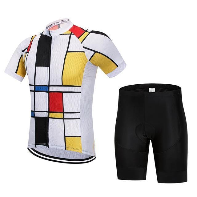 Piet Mondrian Cycling Jersey and Shorts