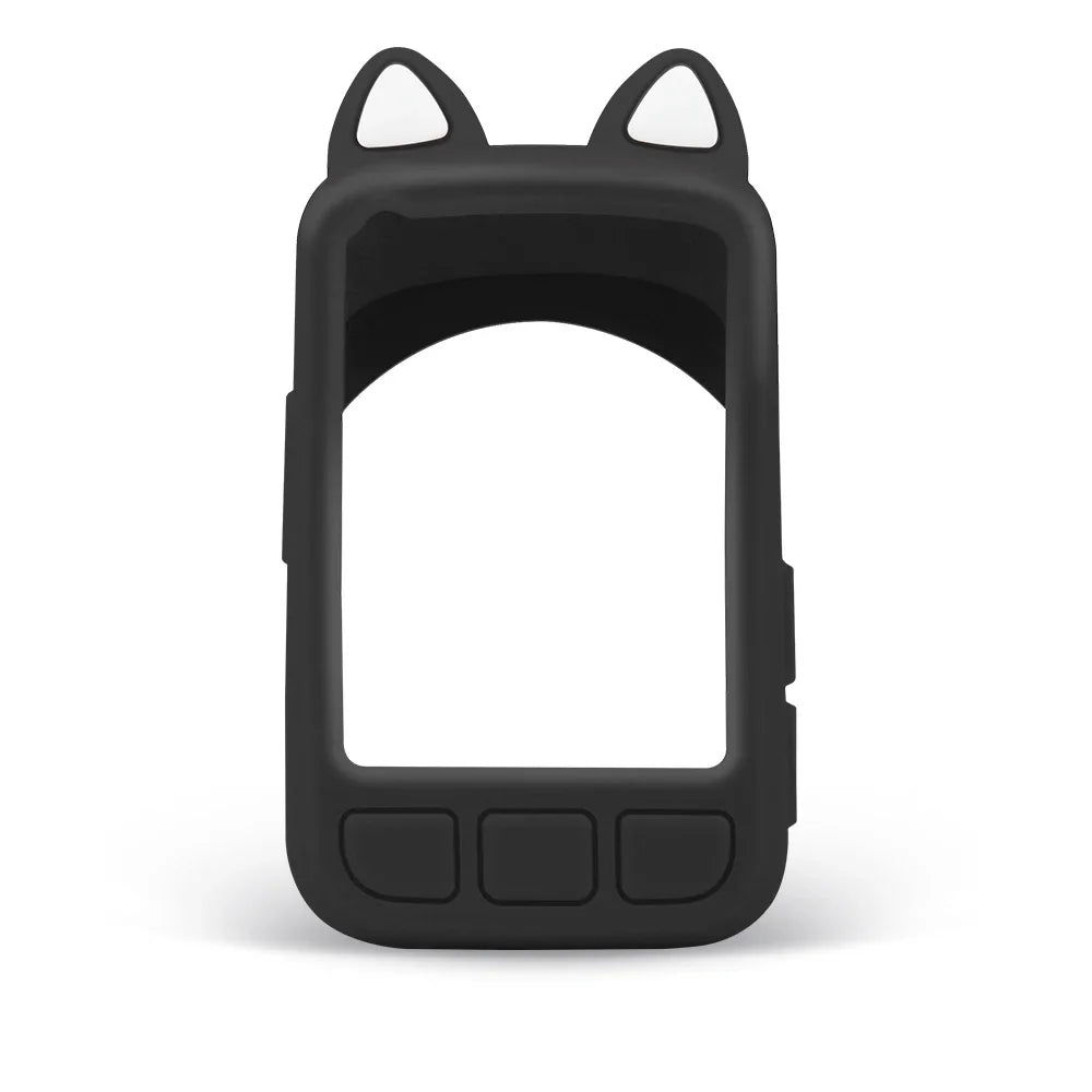 Silicone Case WITH CAT EARS For Elemnt BOLT V2 Bicycle Computer