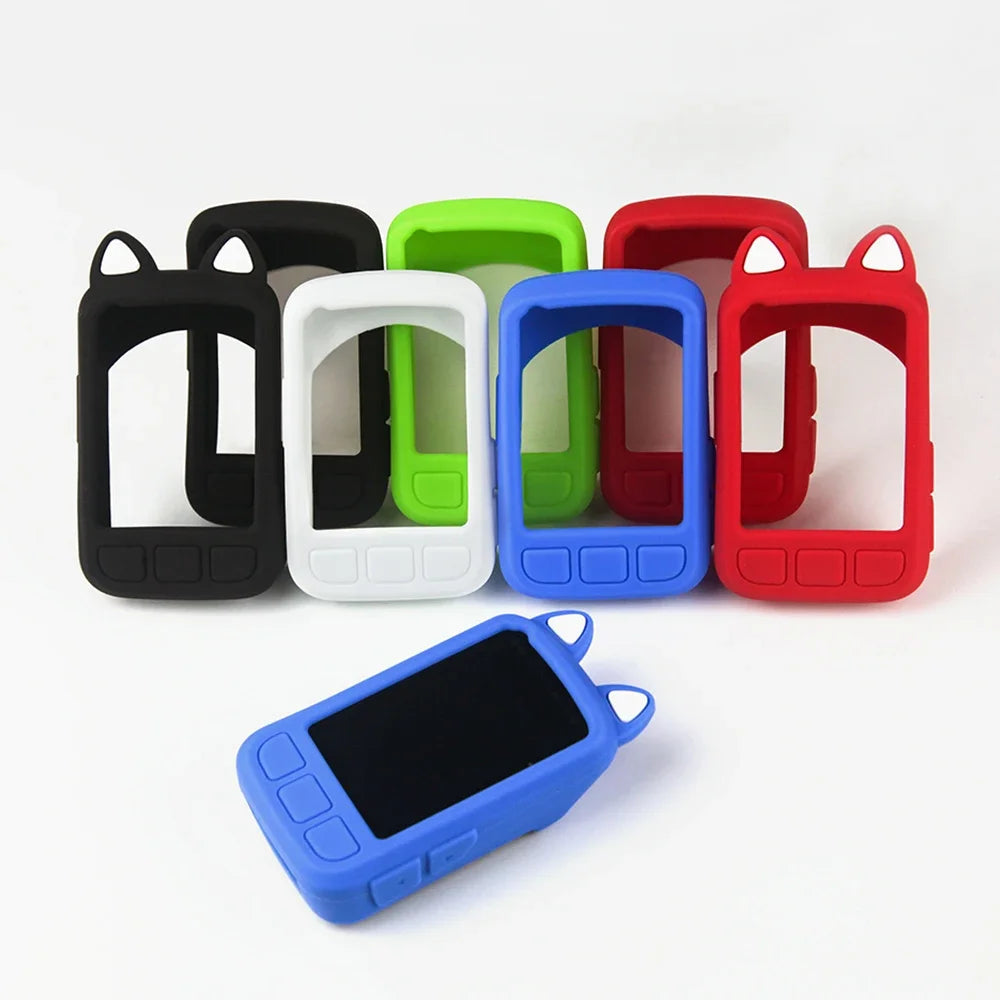 Silicone Case WITH CAT EARS For Elemnt BOLT V2 Bicycle Computer